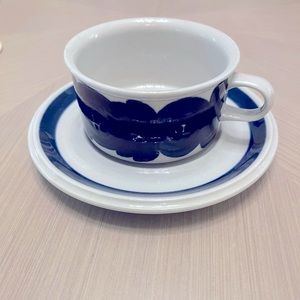 Blue Anemone Cup & Saucer